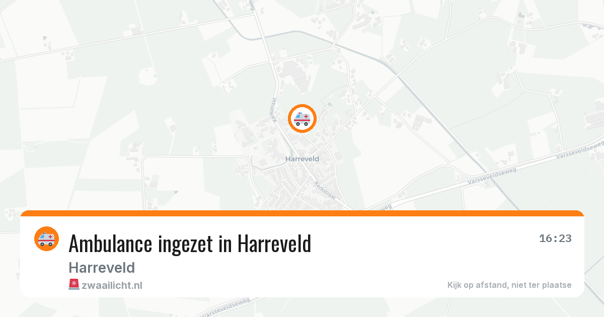 Ambulance ingezet in Harreveld — 5 aug 2026