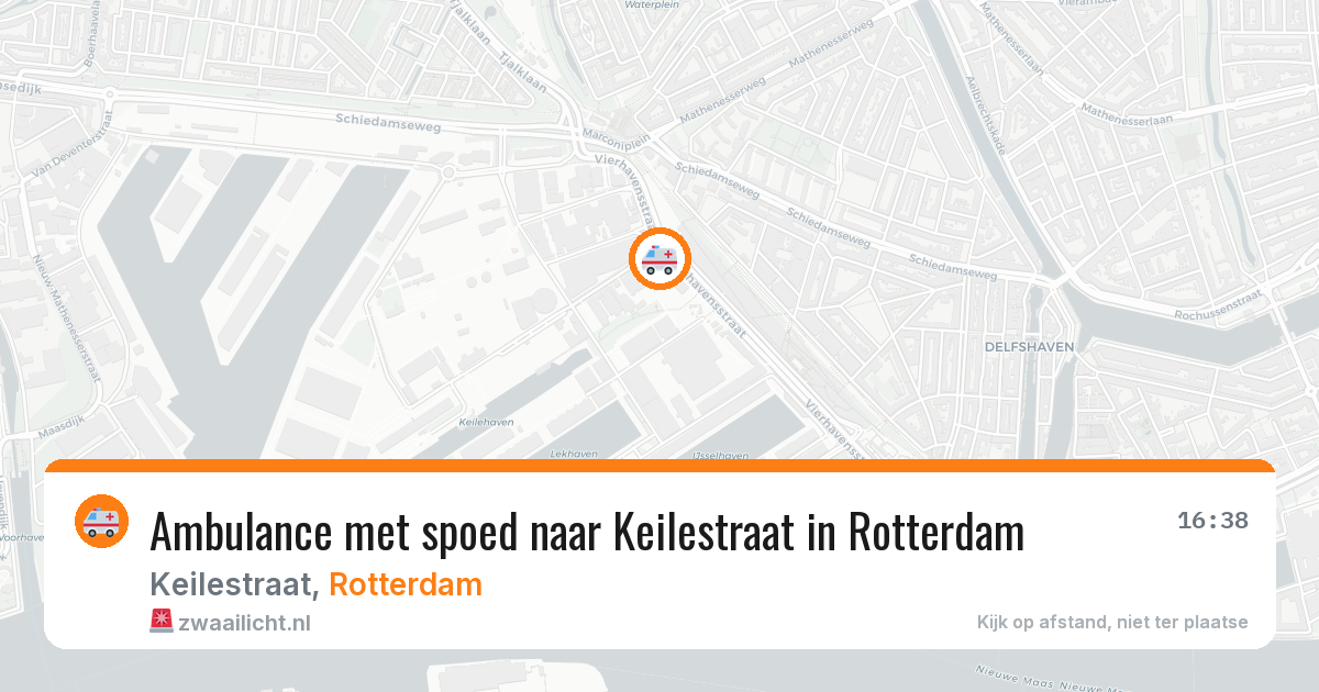 Ambulance met spoed naar Keilestraat in Rotterdam — 27 mei 2026