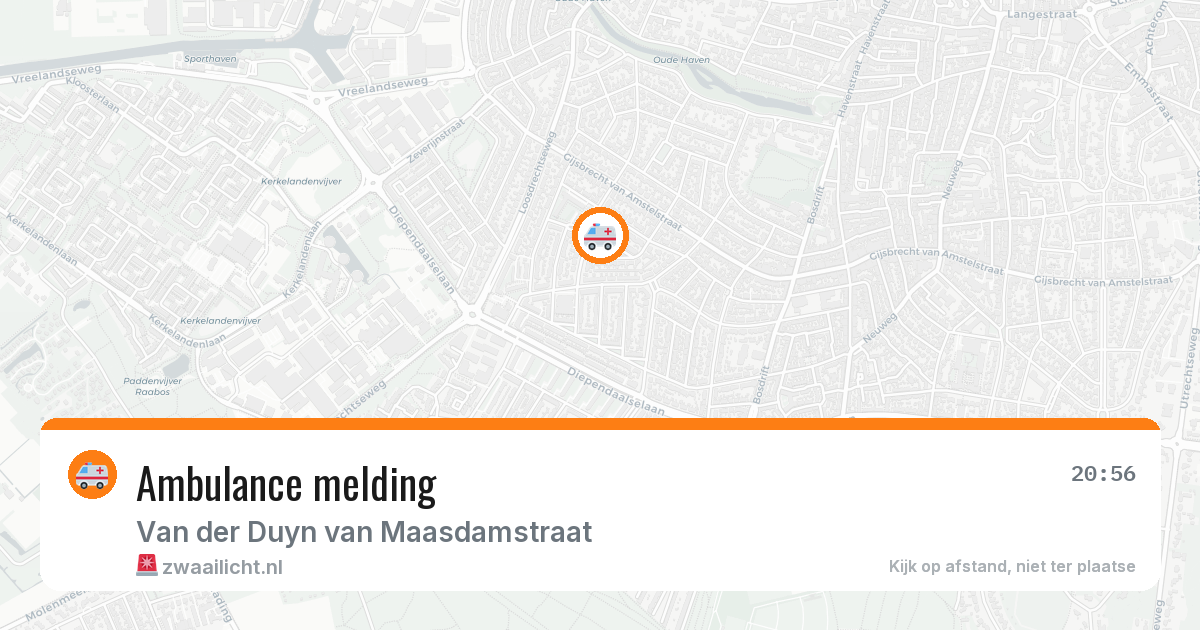 Ambulance melding — 10 feb 2026
