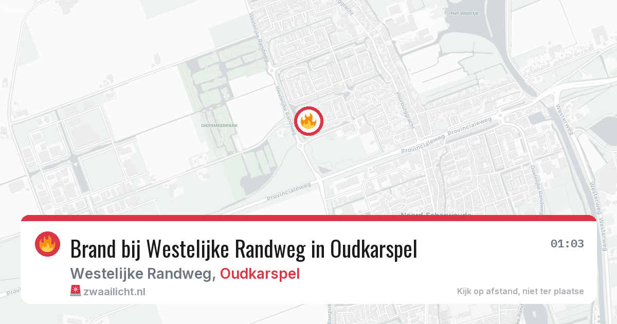Brand bij Westelijke Randweg in Oudkarspel — 2 aug 2026