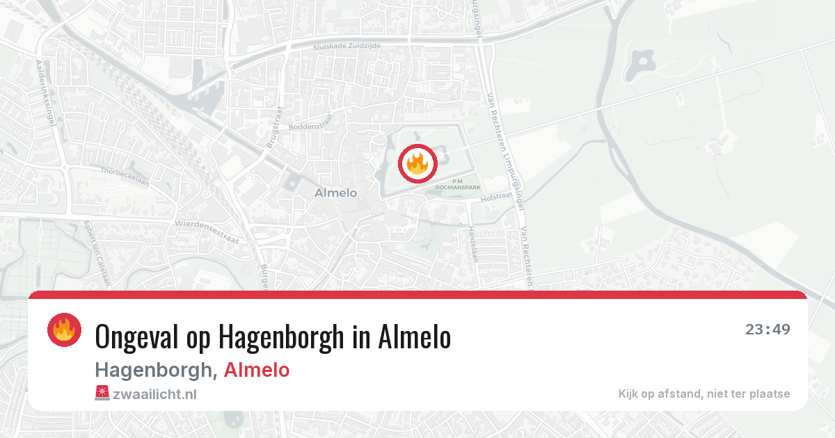 Ongeval op Hagenborgh in Almelo — 19 jun 2026