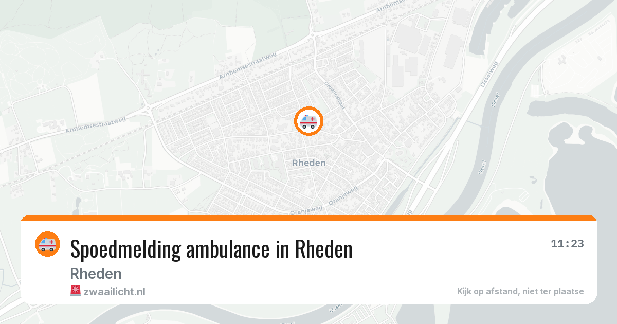 Spoedmelding ambulance in Rheden — 28 jan 2026
