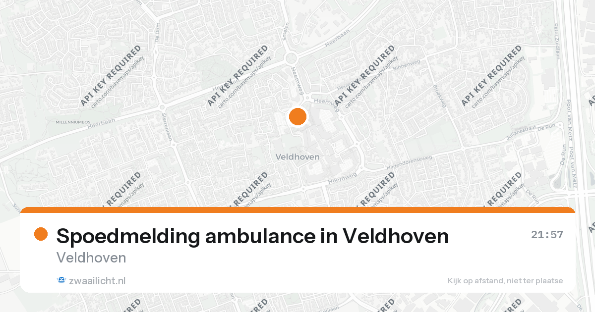 Spoedmelding ambulance in Veldhoven — 17 jun 2026