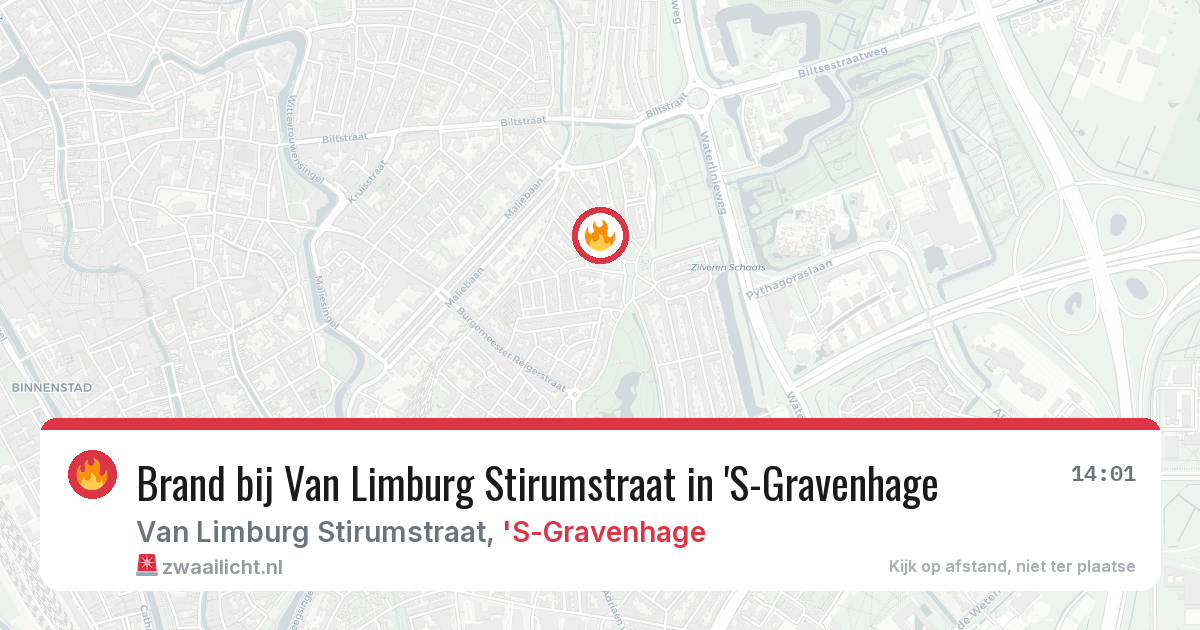Brand bij Van Limburg Stirumstraat in 'S-Gravenhage — 30 mrt 2026