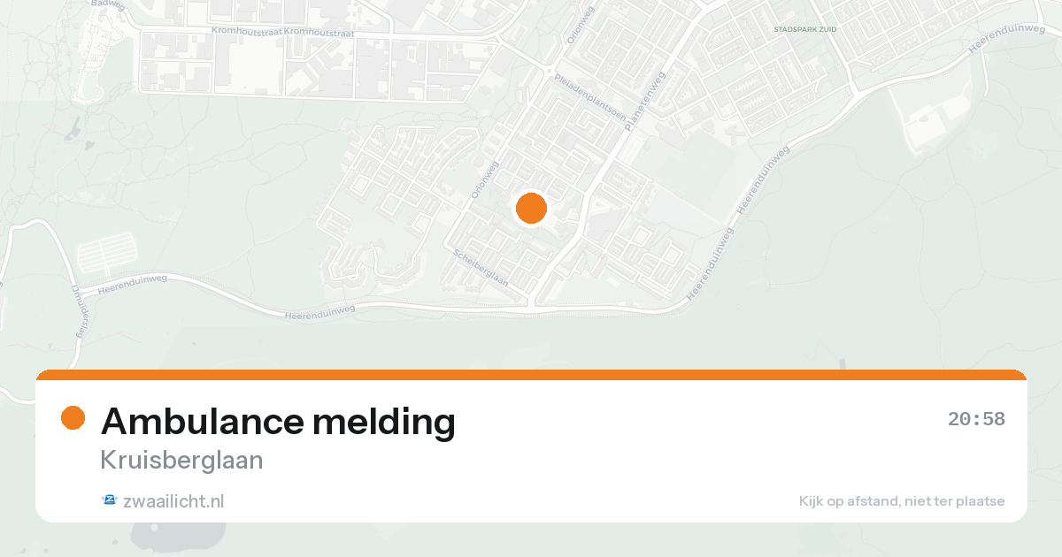 Ambulance melding — 30 jan 2026