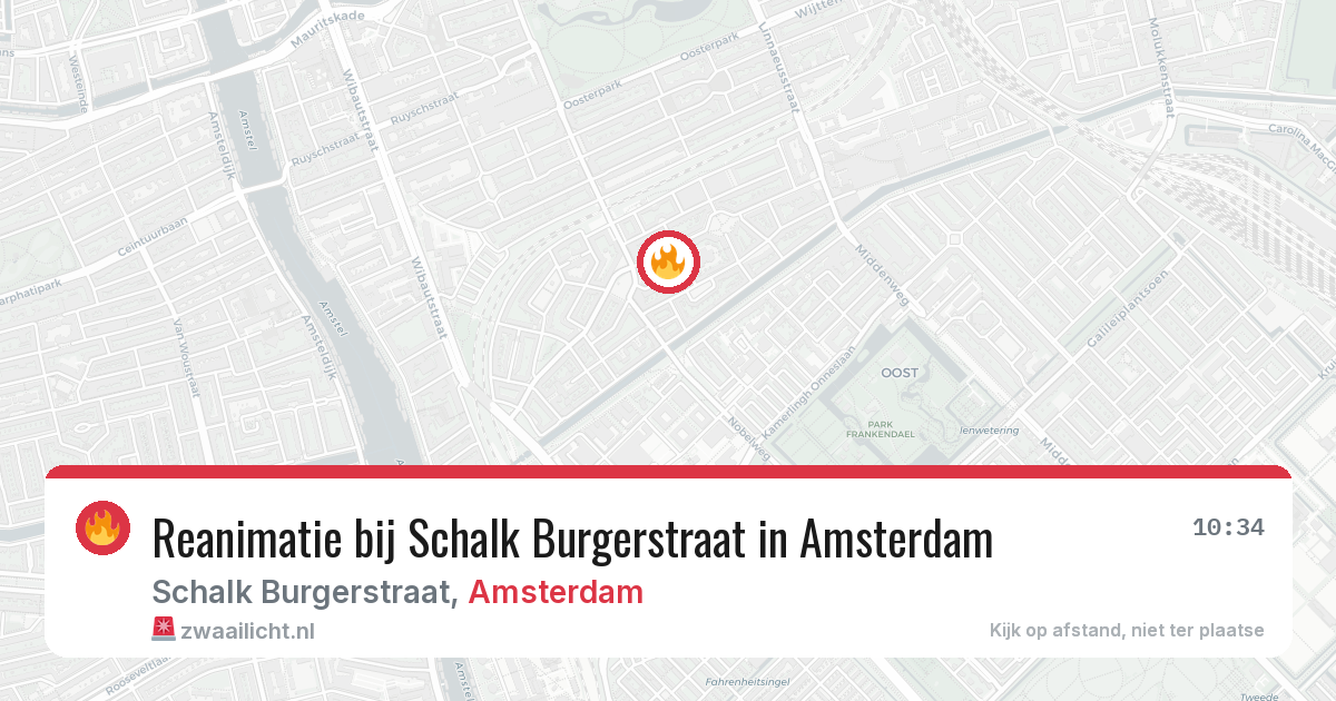 Reanimatie bij Schalk Burgerstraat in Amsterdam — 1 jun 2026
