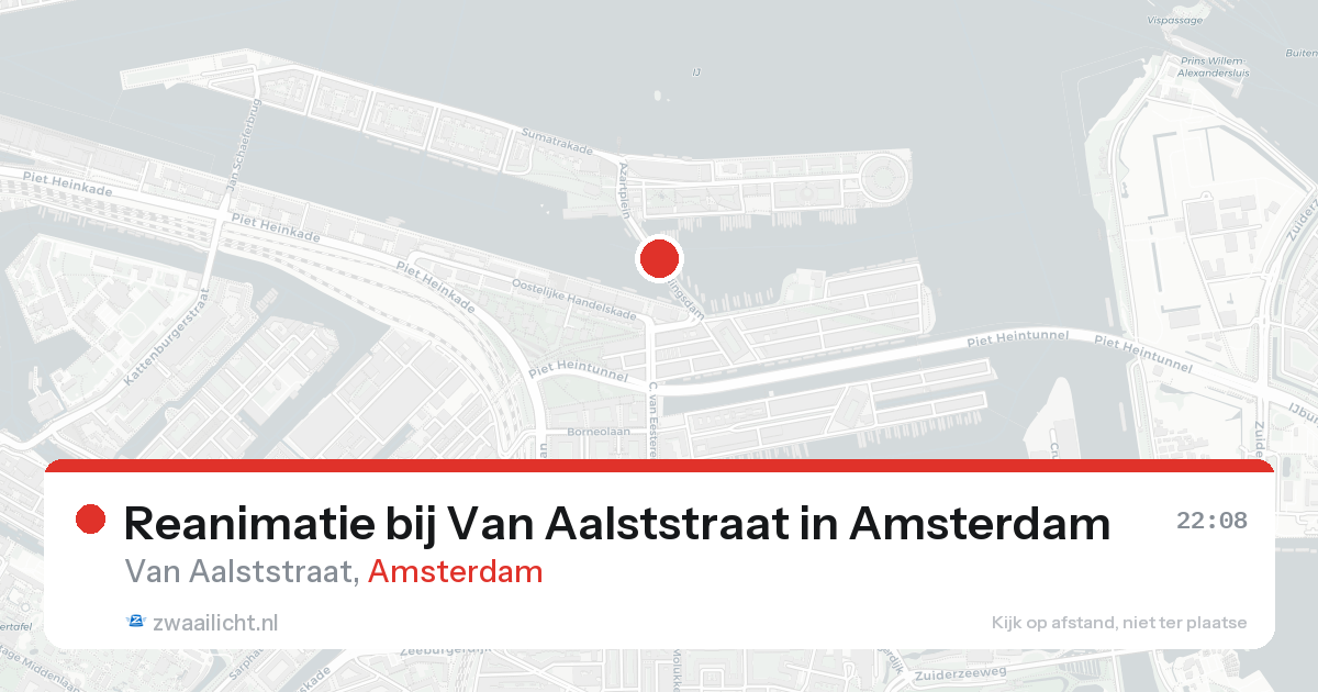 Reanimatie bij Van Aalststraat in Amsterdam — 23 aug 2026