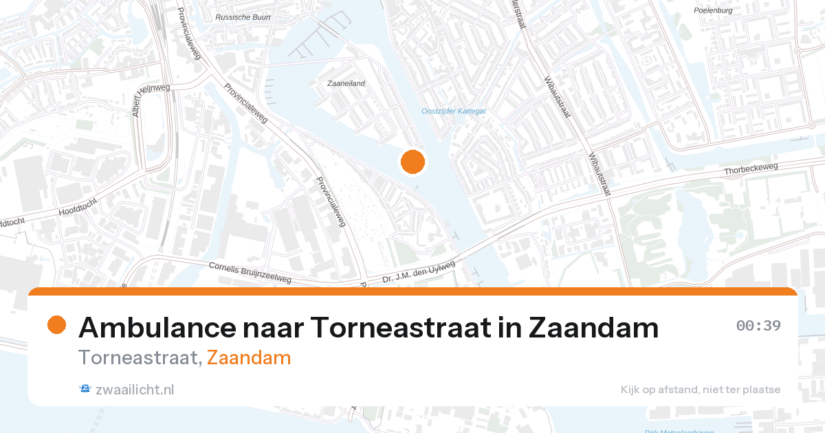 Ambulance naar Torneastraat in Zaandam — 11 jun 2026