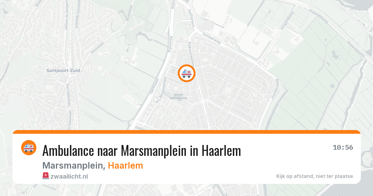Ambulance naar Marsmanplein in Haarlem — 27 jan 2026