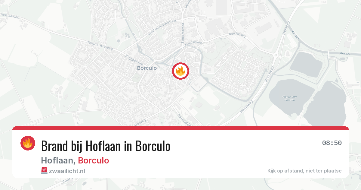 Brand bij Hoflaan in Borculo — 22 jun 2026