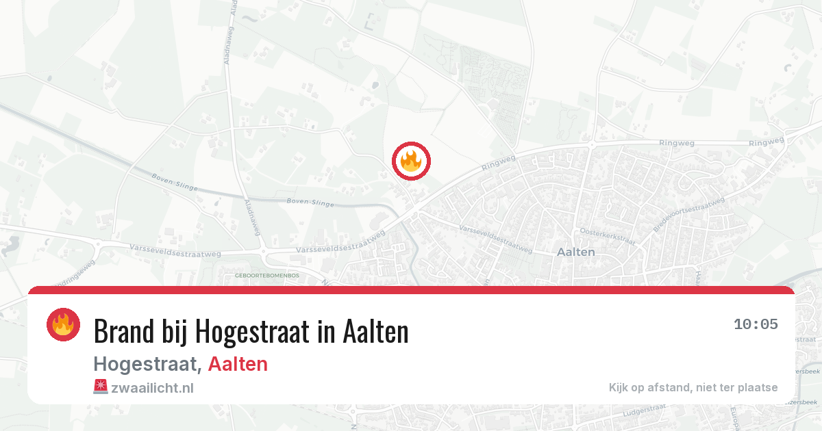 Brand bij Hogestraat in Aalten — 3 jun 2026