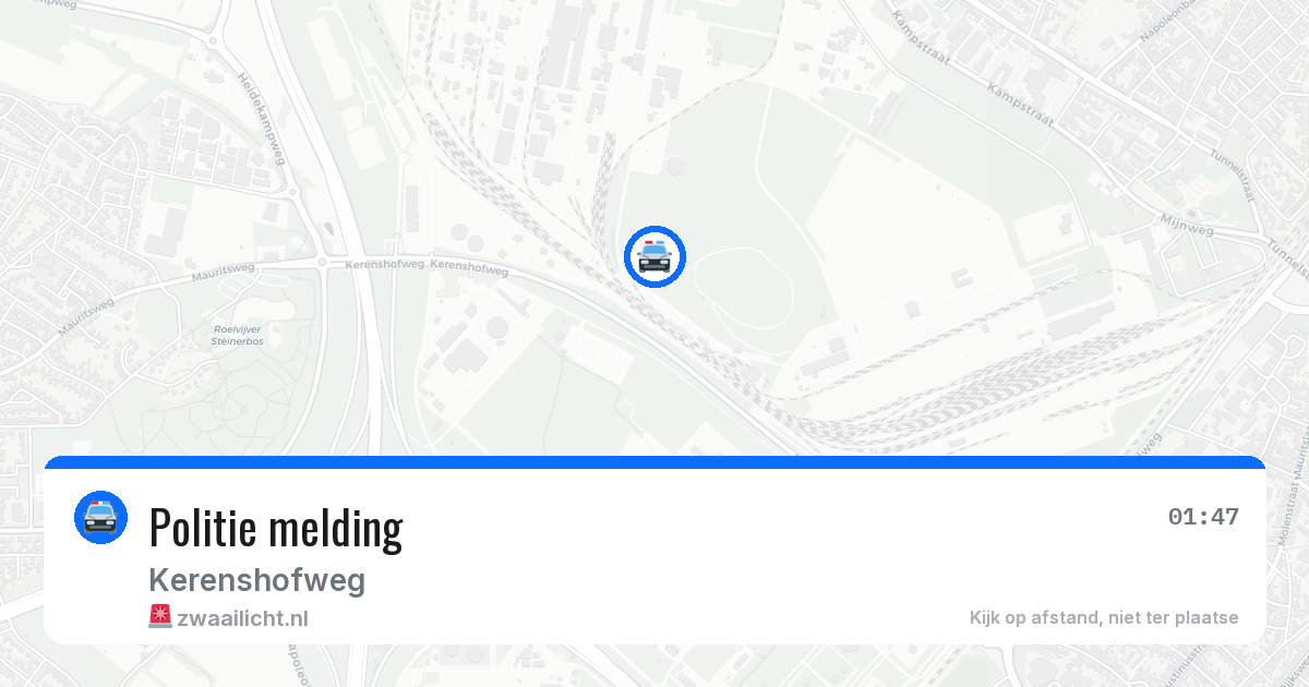 Politie melding — 4 mei 2026