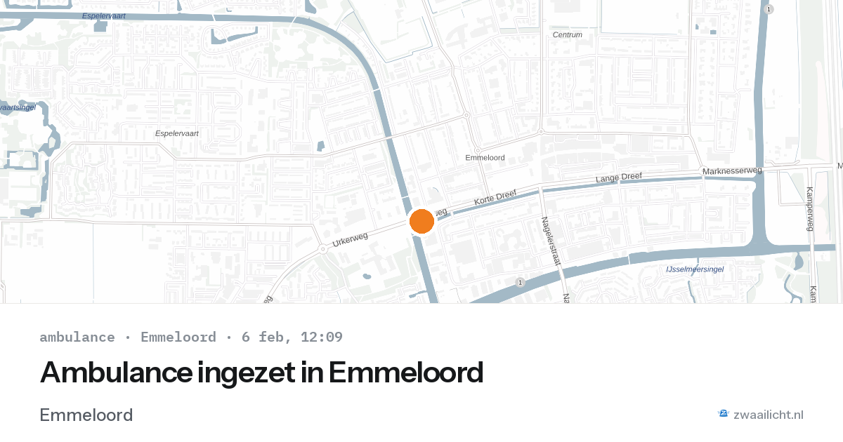 Ambulance ingezet in Emmeloord — 6 feb 2026