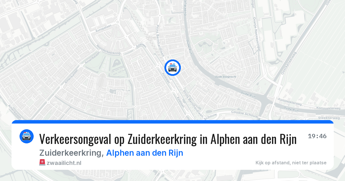 Verkeersongeval op Zuiderkeerkring in Alphen aan den Rijn — 17 mrt 2026