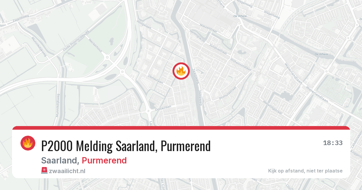 P2000 Melding Saarland, Purmerend — 1 feb 2026