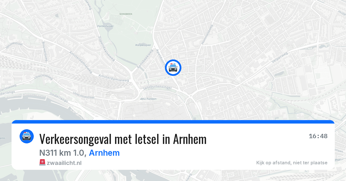 Verkeersongeval met letsel in Arnhem — 23 jun 2026