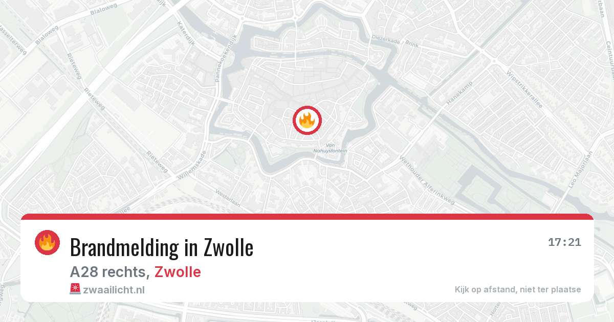 Brandmelding in Zwolle — 27 apr 2026