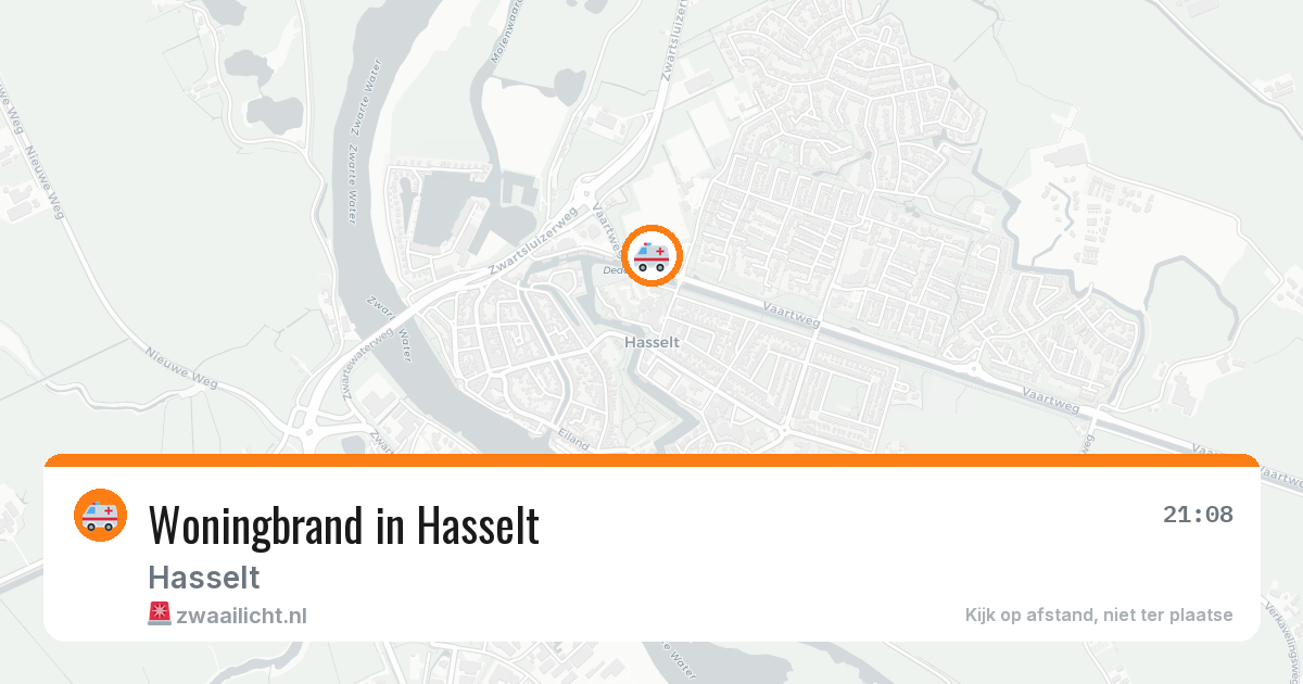 Woningbrand in Hasselt — 12 jul 2026