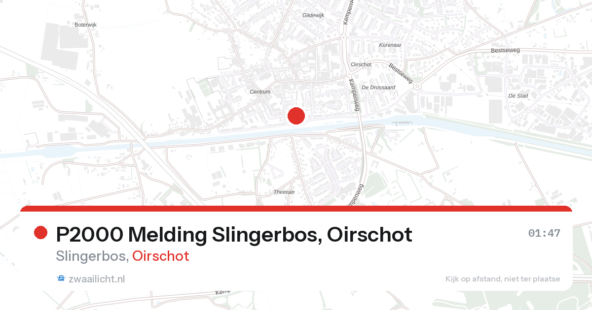 P2000 Melding Slingerbos, Oirschot — 7 feb 2026