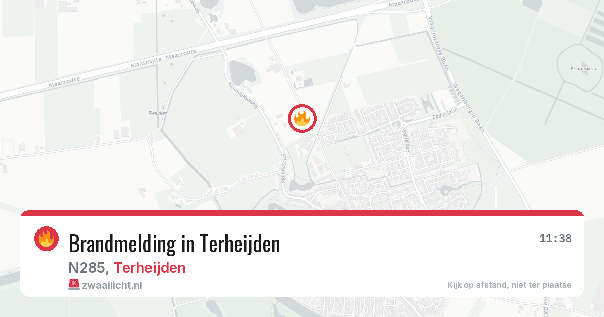 Brandmelding in Terheijden — 14 aug 2026