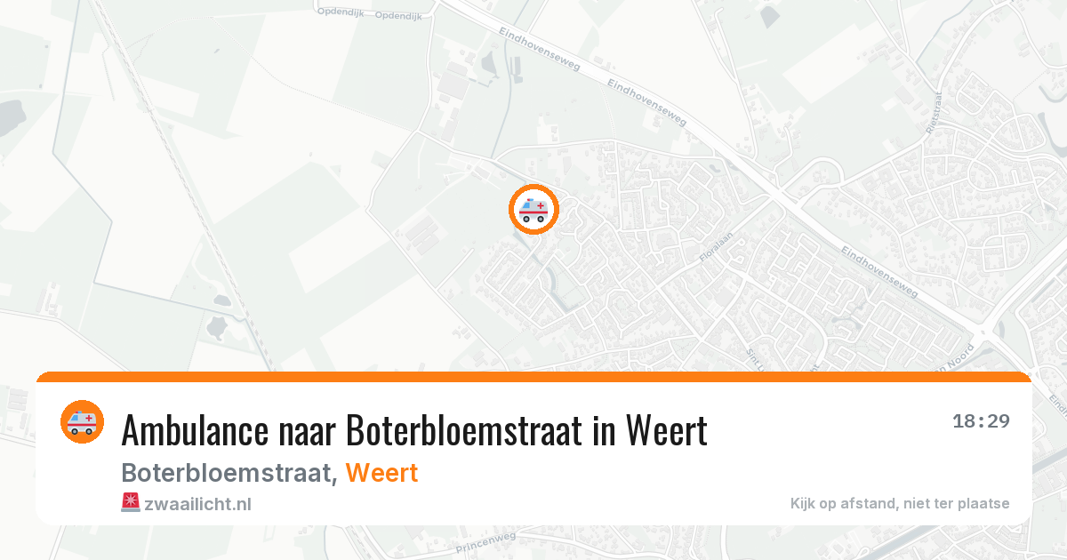 Ambulance naar Boterbloemstraat in Weert — 9 jun 2026