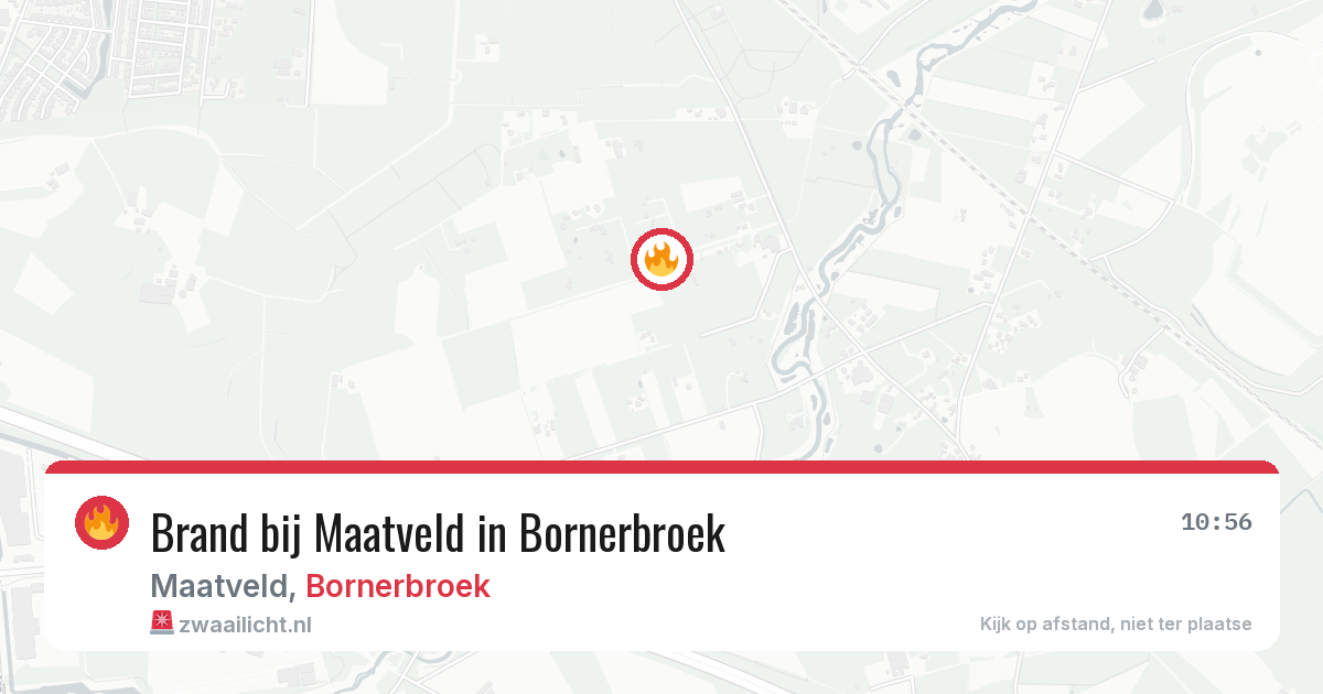 Brand bij Maatveld in Bornerbroek — 28 jun 2026