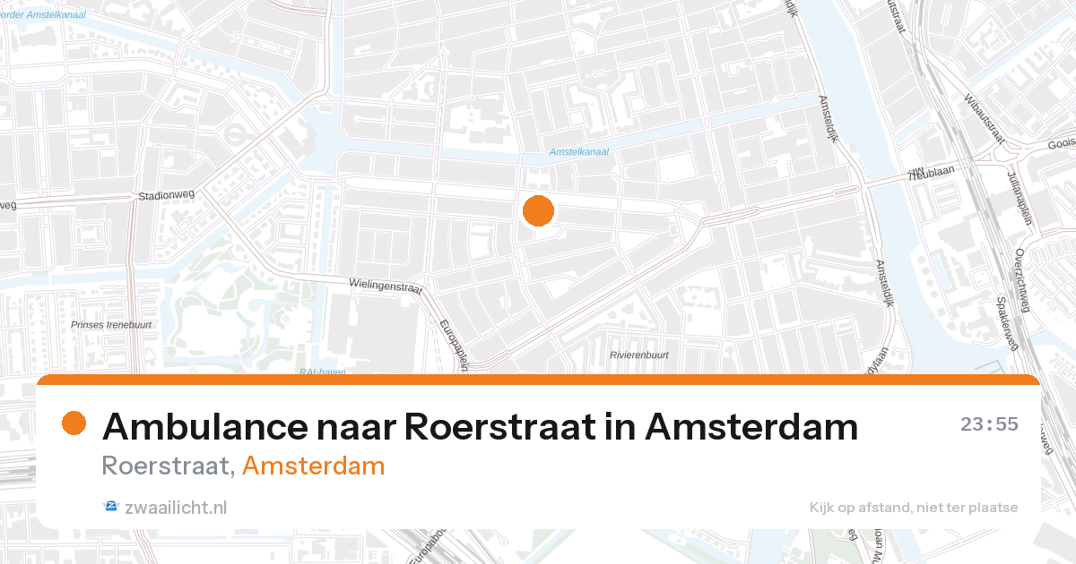 Ambulance naar Roerstraat in Amsterdam — 6 feb 2026