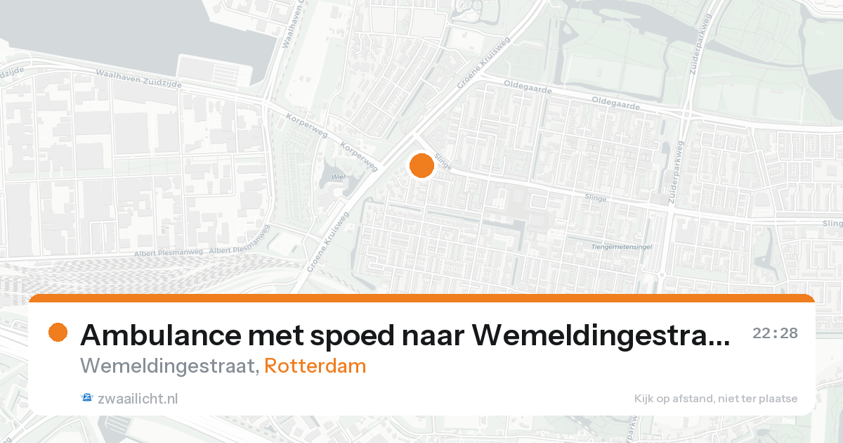 Ambulance met spoed naar Wemeldingestraat in Rotterdam — 30 jan 2026