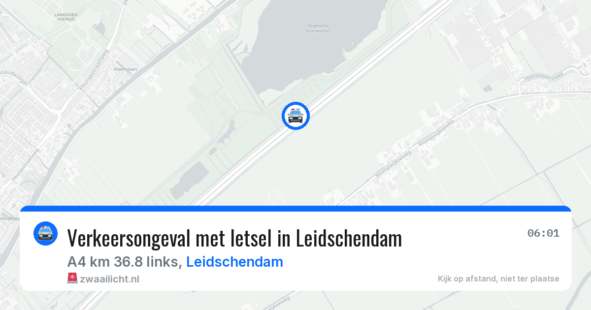 Verkeersongeval met letsel in Leidschendam — 27 mrt 2026