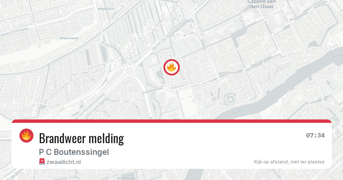 Brandweer melding — 17 jun 2026
