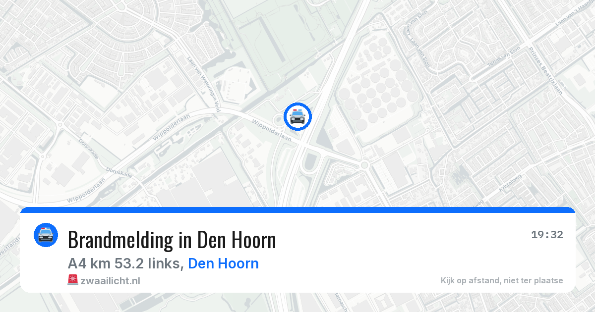 Brandmelding in Den Hoorn — 12 aug 2026