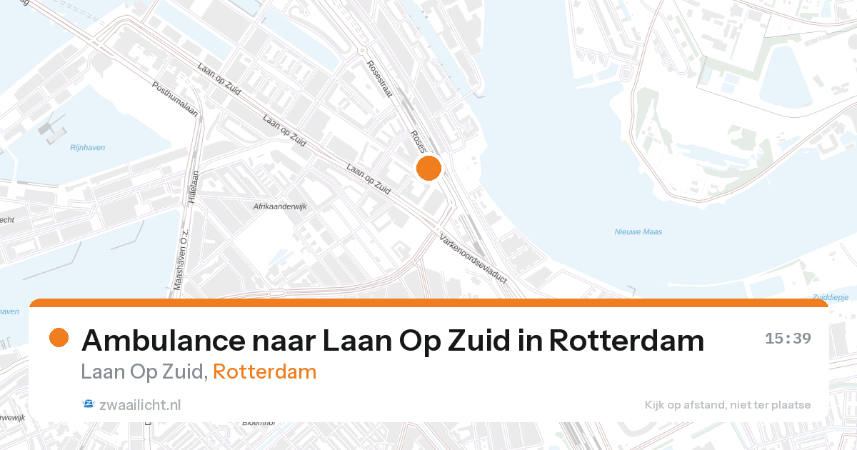 Ambulance naar Laan Op Zuid in Rotterdam — 11 jun 2026