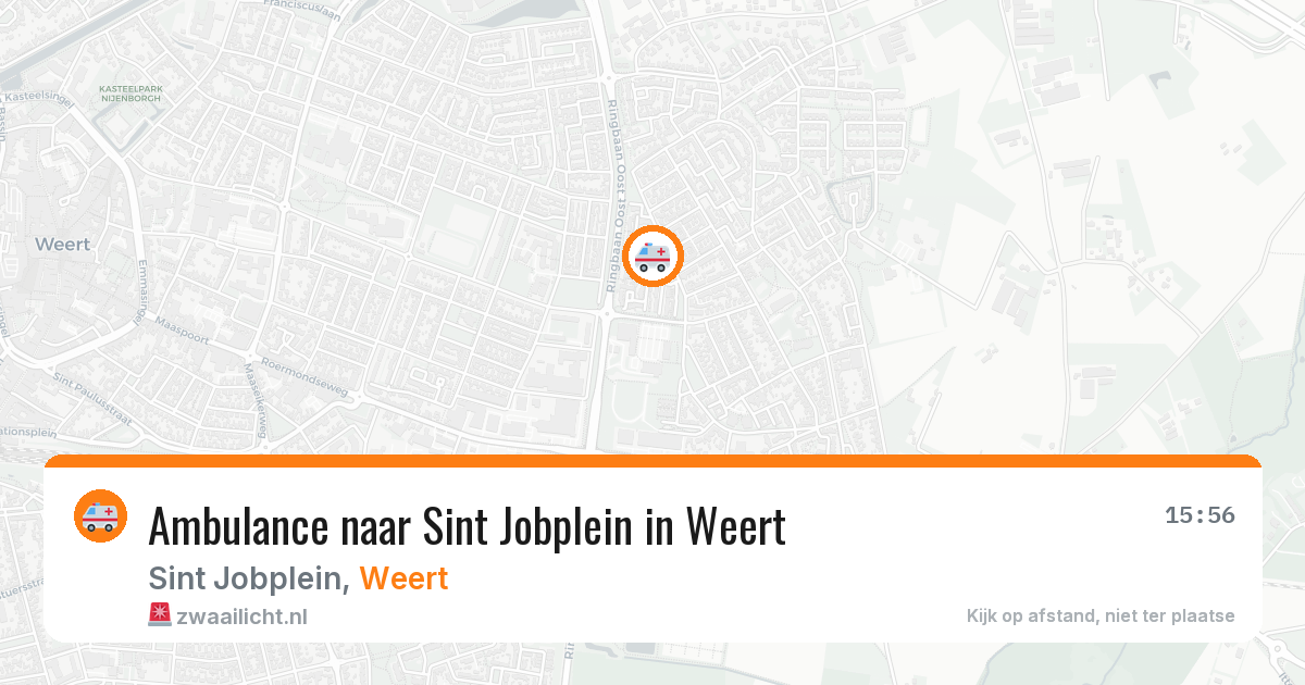 Ambulance naar Sint Jobplein in Weert — 4 jul 2026