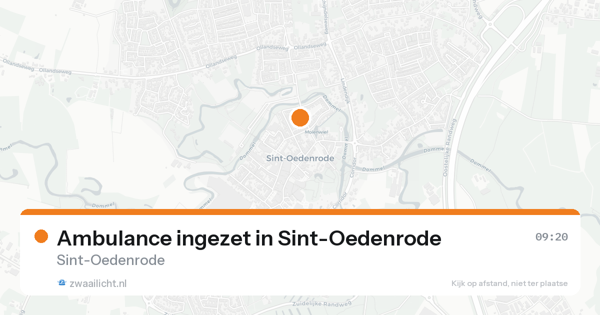 Ambulance ingezet in Sint-Oedenrode — 8 feb 2026