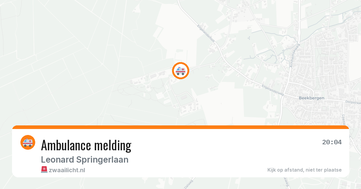 Ambulance melding — 19 jun 2026