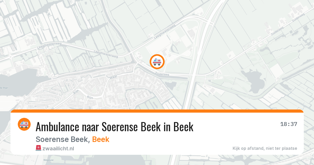 Ambulance naar Soerense Beek in Beek — 28 jul 2026