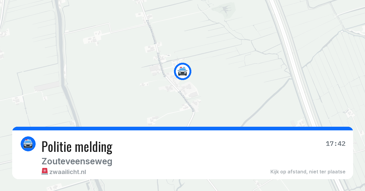 Politie melding — 31 mei 2026