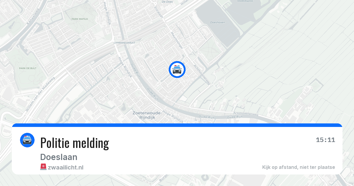 Politie melding — 5 mei 2026