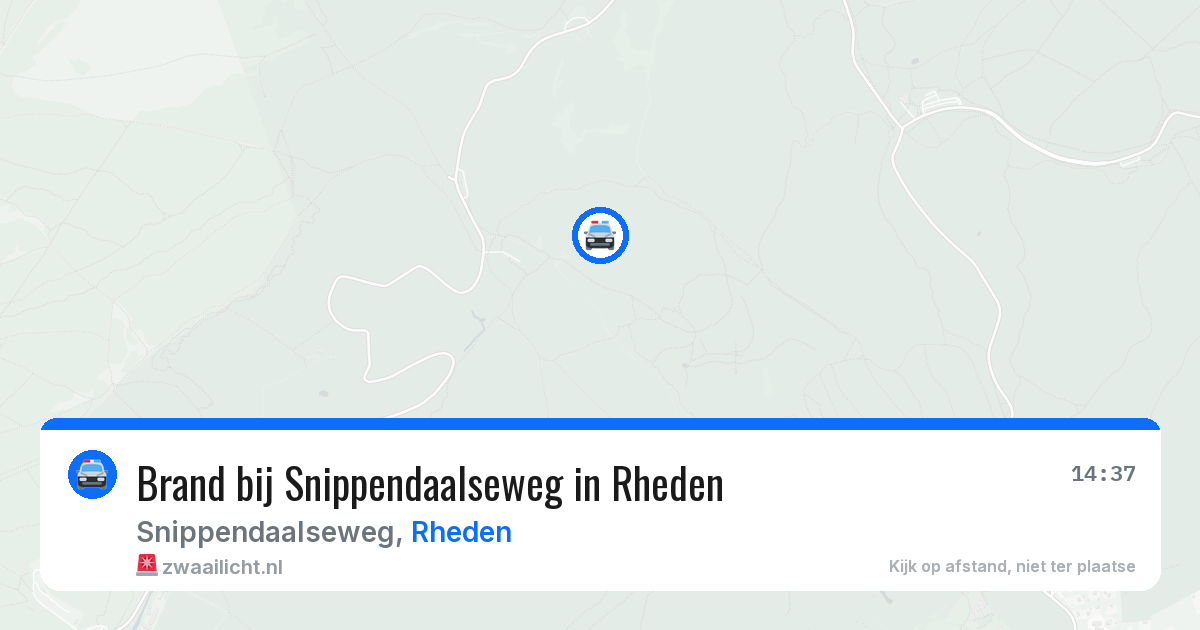 Brand bij Snippendaalseweg in Rheden — 25 mrt 2026