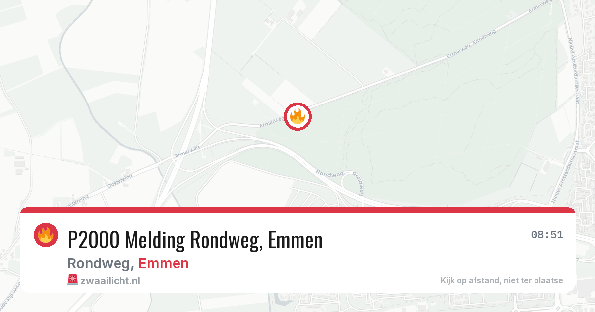 P2000 Melding Rondweg, Emmen — 30 jun 2026