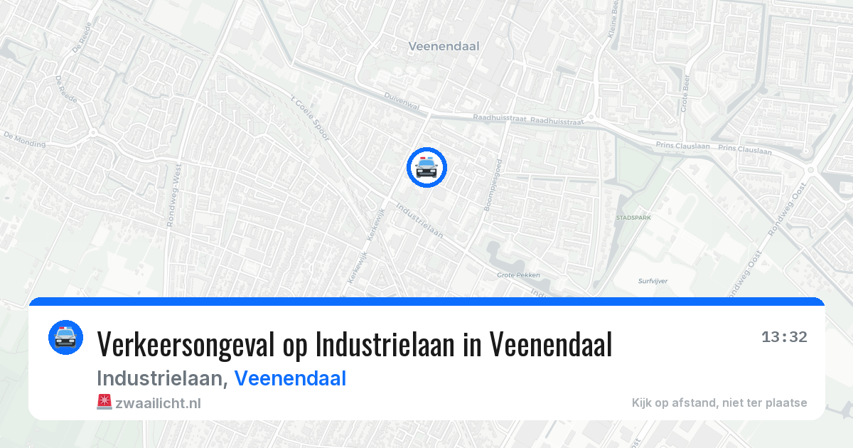 Verkeersongeval op Industrielaan in Veenendaal — 6 jun 2026
