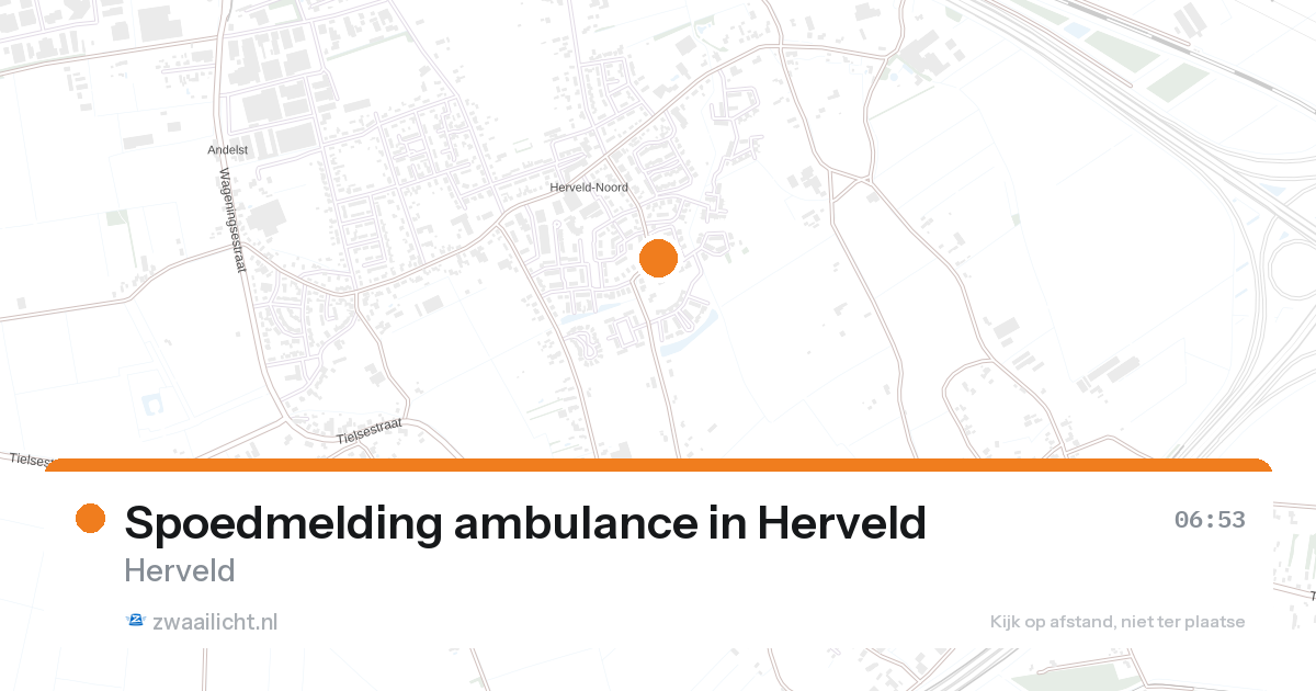 Spoedmelding ambulance in Herveld — 7 feb 2026