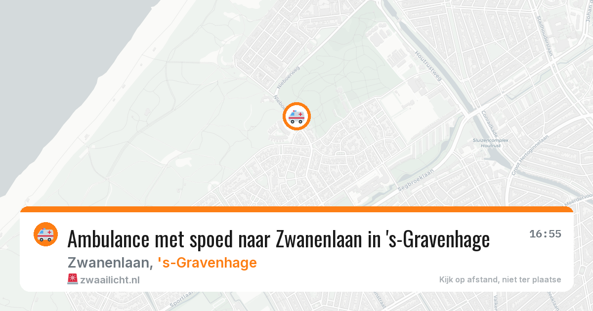 Ambulance met spoed naar Zwanenlaan in 's-Gravenhage — 5 aug 2026