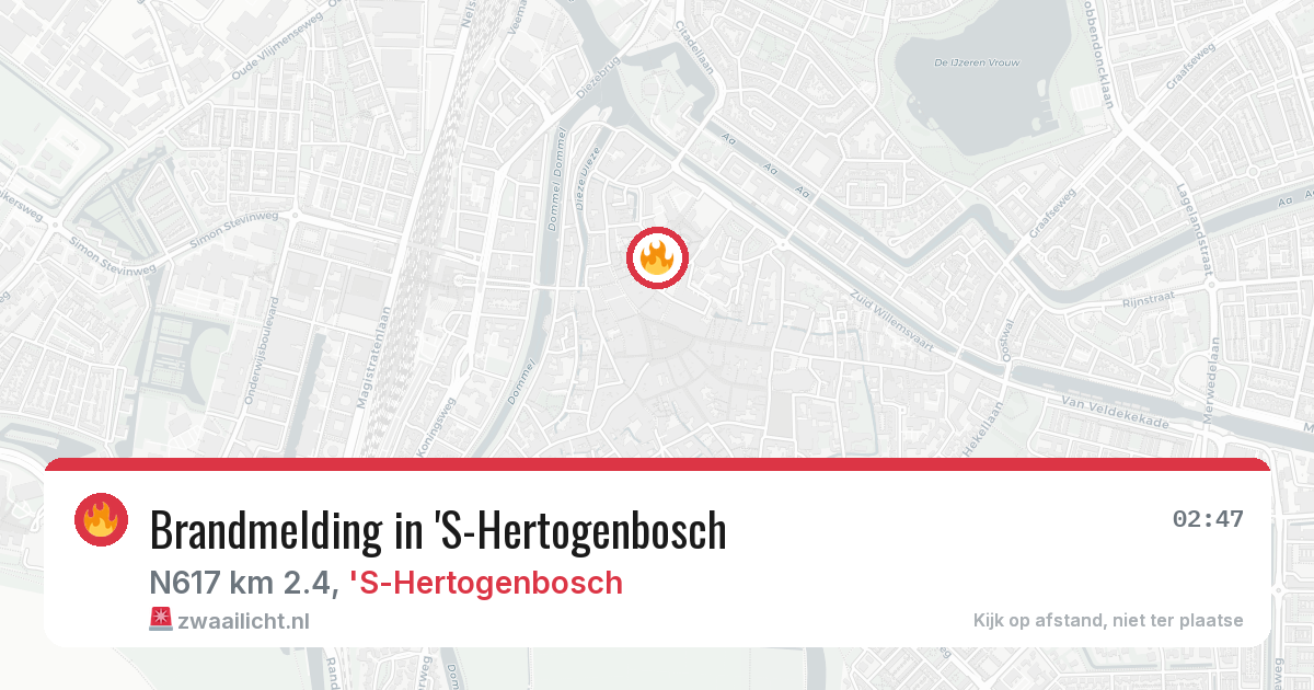 Brandmelding in 'S-Hertogenbosch — 28 jun 2026