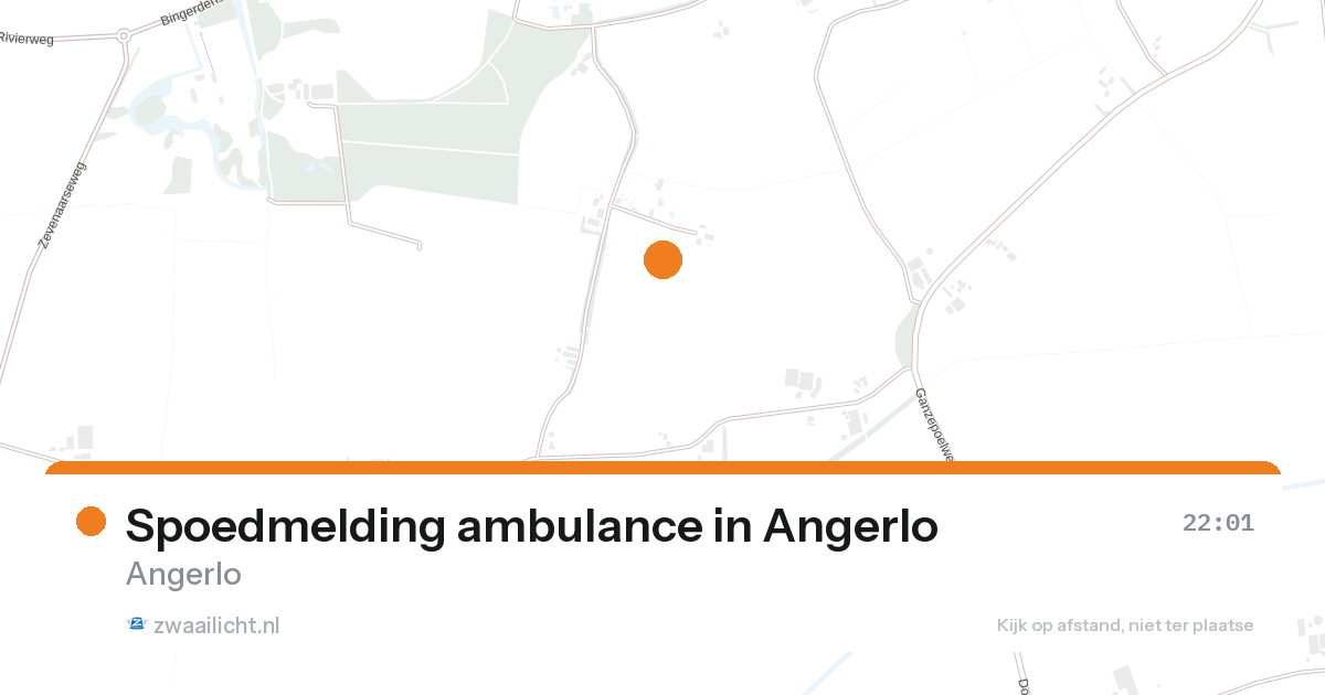 Spoedmelding ambulance in Angerlo — 11 aug 2026