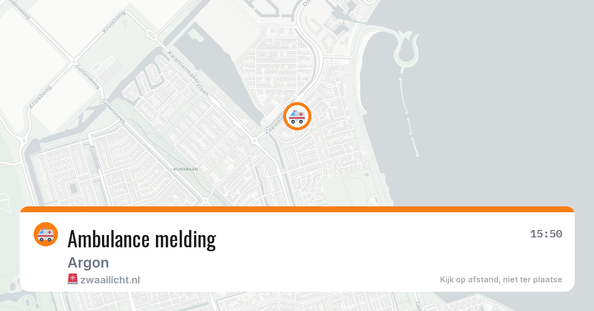 Ambulance melding — 7 apr 2026