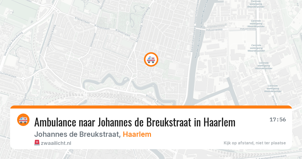 Ambulance naar Johannes de Breukstraat in Haarlem — 25 jun 2026