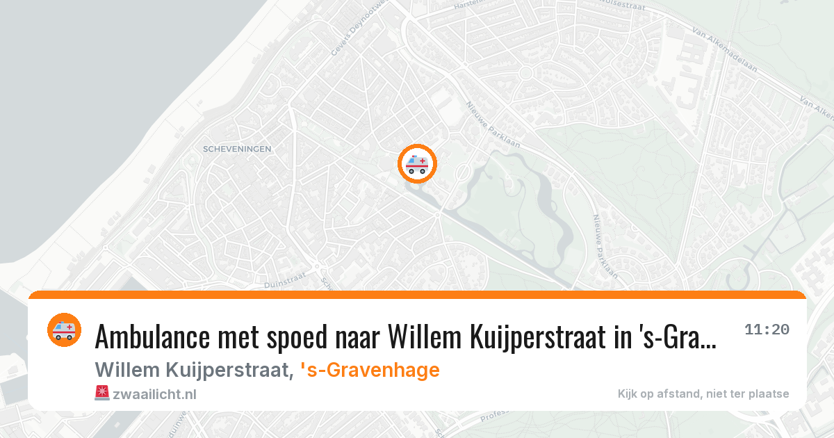 Ambulance met spoed naar Willem Kuijperstraat in 's-Gravenhage — 5 jul 2026