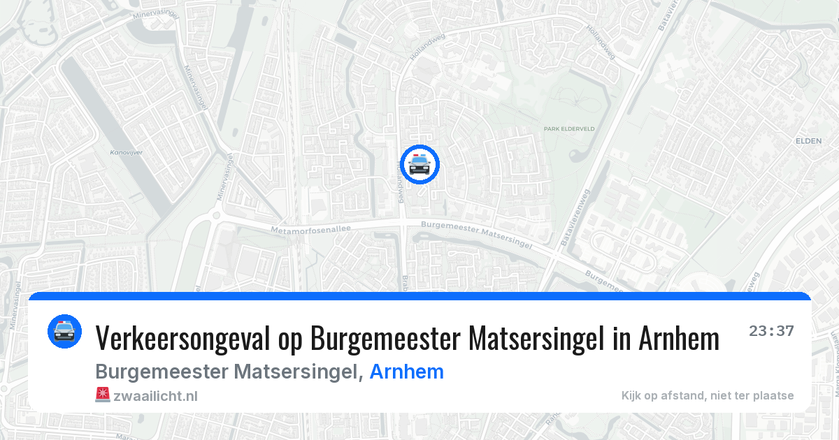 Verkeersongeval op Burgemeester Matsersingel in Arnhem — 9 jun 2026