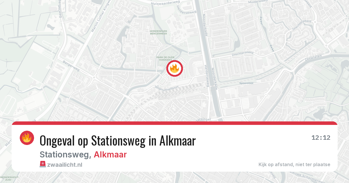 Ongeval op Stationsweg in Alkmaar — 5 feb 2026